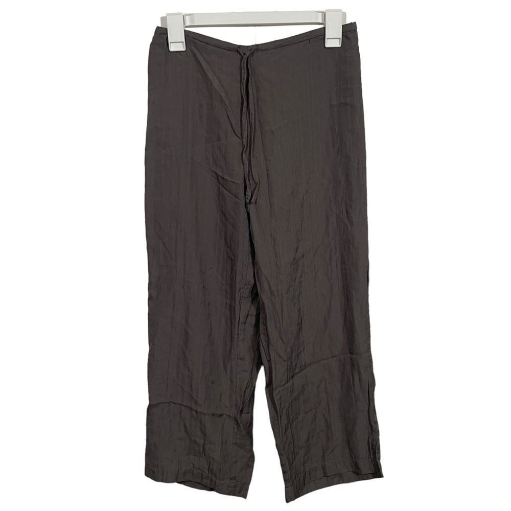 Eileen Fisher Grey Wide Leg Casual Pants